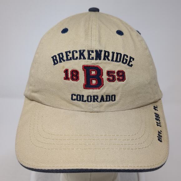 Brecken Ridge Colorado 1859 Strapback Baseball Cap Brown OS Shirt Off My Back - Picture 2 of 10